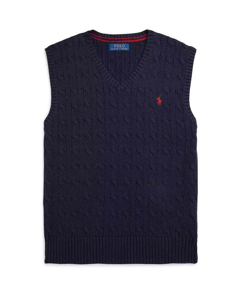 Polo Ralph Lauren | Big Boys Cable-Knit Cotton Sweater Vest 422.97元 商品图片