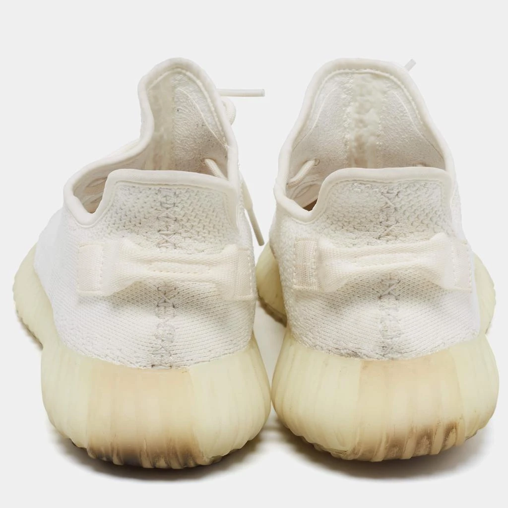 Yeezy x Adidas White Knit Fabric Boost 350 V2 Cream White Sneakers Size 45 1/3 商品