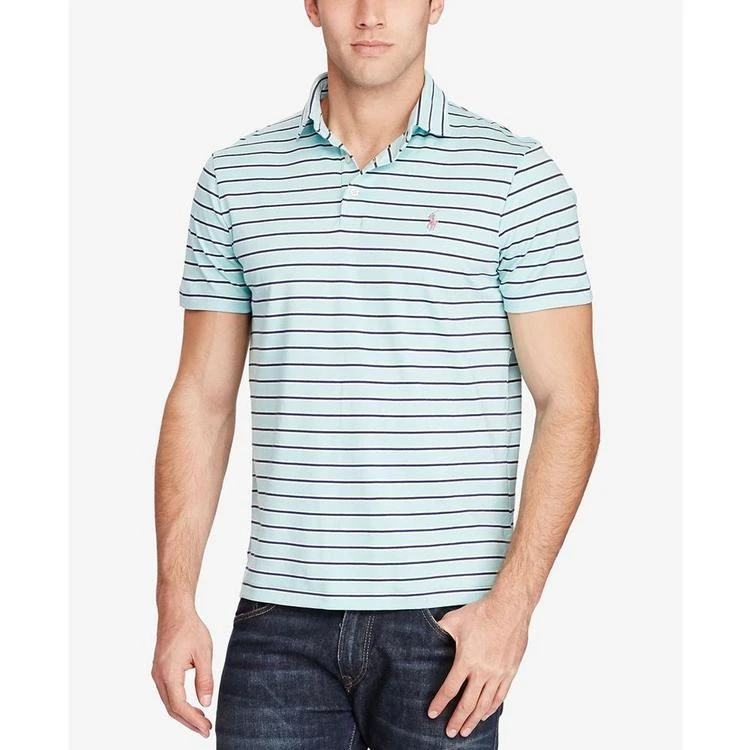 商品Ralph Lauren|Men's Big & Tall Classic-Fit Soft-Touch Striped Polo,价格¥226,第2张图片详细描述