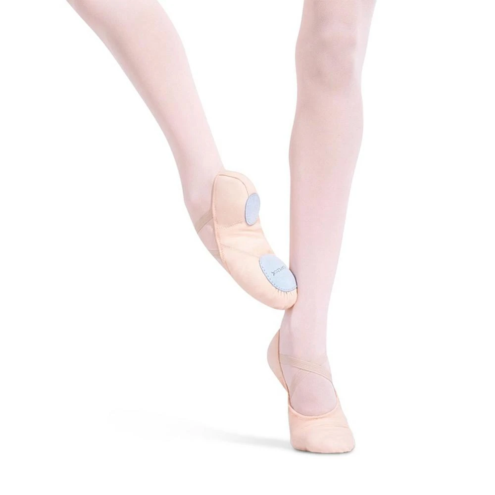 商品Capezio|Little Girls Canvas Juliet Ballet Shoe,价格¥194,第1张图片