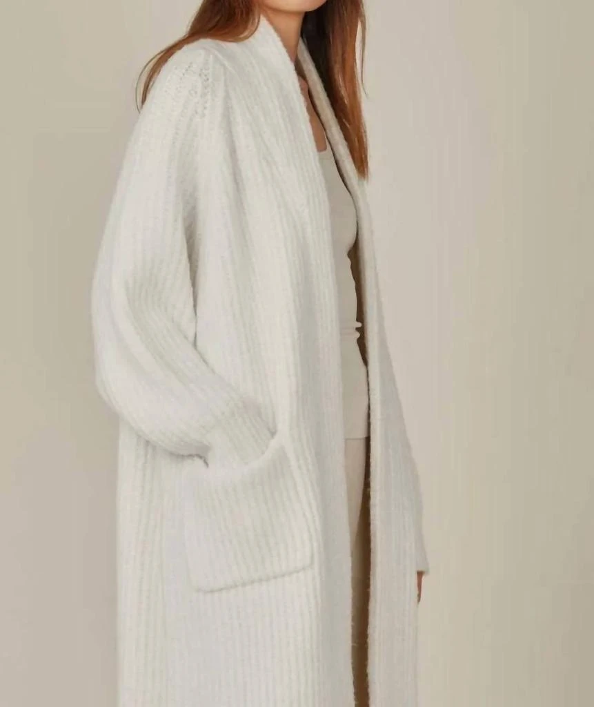 商品GRADE & GATHER|Grade & Gather - Long Shawl Collar Cardigan,价格¥582,第4张图片详细描述