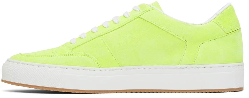 商品Common Projects|Yellow Suede Zeus Prototype Low Sneakers,价格¥1612,第3张图片详细描述