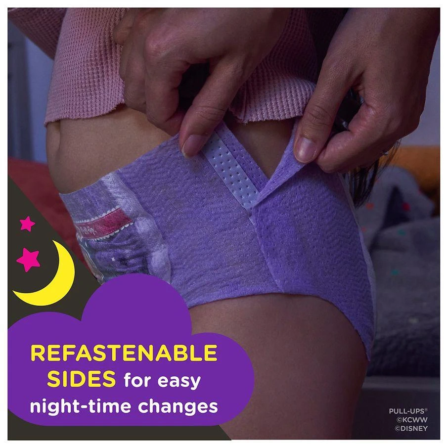 商品Huggies Pull-Ups|Girls' Night-Time Potty Training Pants Size 3T-4T,价格¥79,第5张图片详细描述
