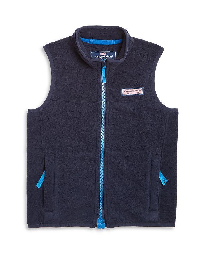 商品Vineyard Vines|Boys' Harbor Fleece Vest - Little Kid, Big Kid,价格¥359,第1张图片