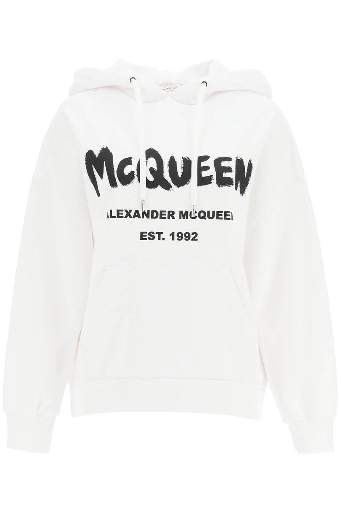 商品Alexander McQueen|Alexander mcqueen mcqueen graffiti hoodie,价格¥3160,第1张图片