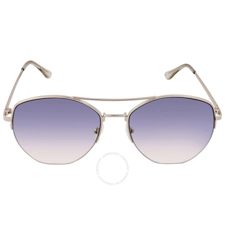 商品Calvin Klein|Blue Gradient Pilot Ladies Sunglasses CK20121S 717 57,价格¥149,第1张图片