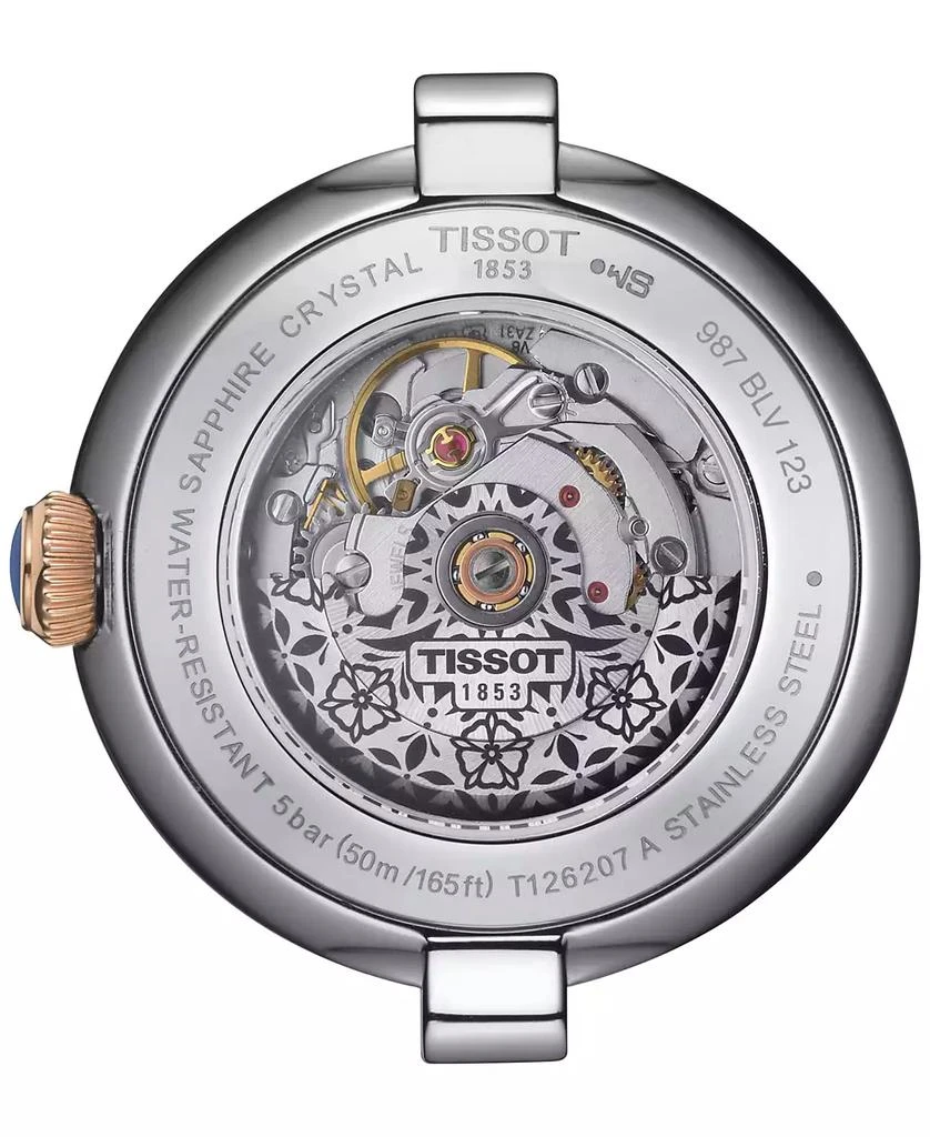 商品Tissot|Women's Bellissima Two-Tone PVD Stainless Steel Bracelet Watch 29mm,价格¥6487,第3张图片详细描述