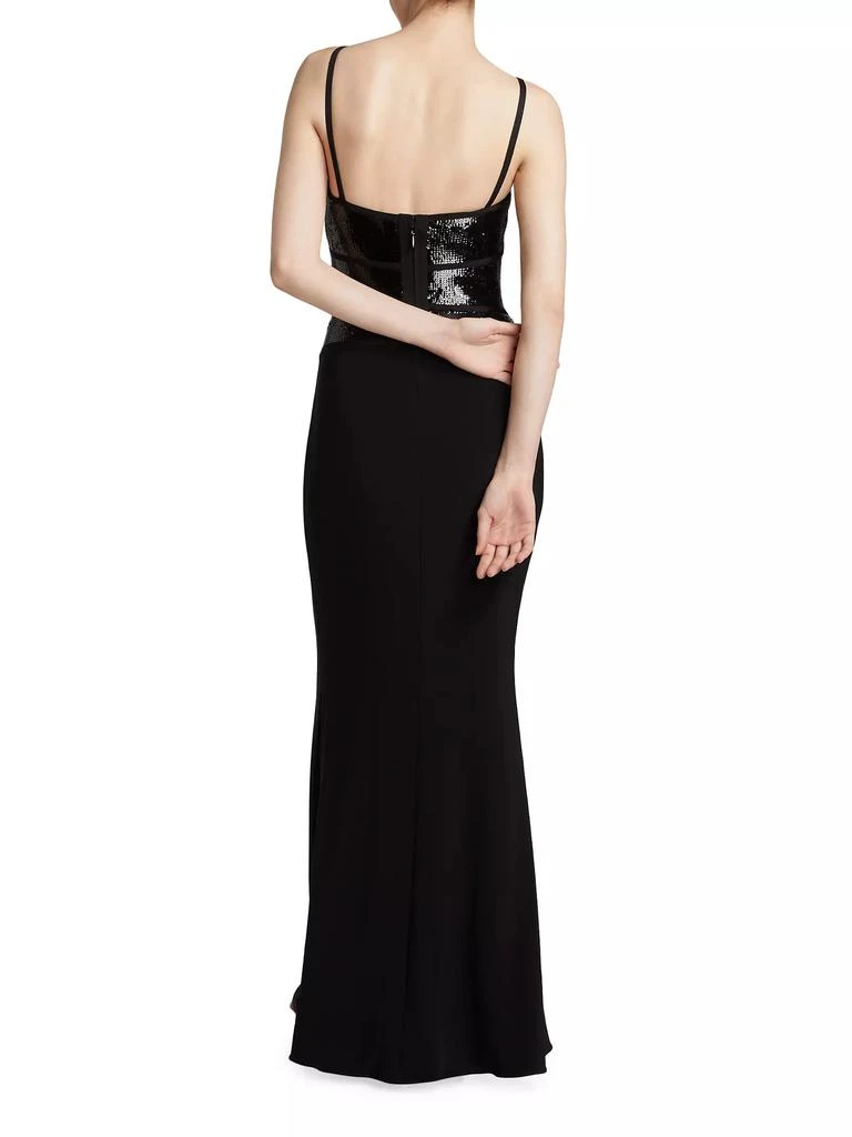 商品Herve Leger|Nova Sequined Jersey Gown,价格¥14161,第5张图片详细描述