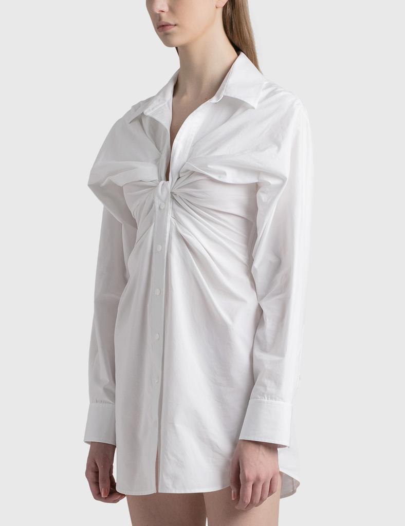 商品Alexander Wang|TWIST FRONT SHIRT DRESS,价格¥3389,第4张图片详细描述