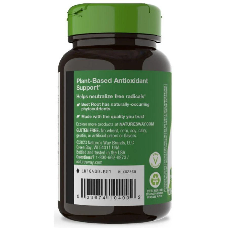商品Nature's Way|甜菜根片500mg,价格¥89,第2张图片详细描述