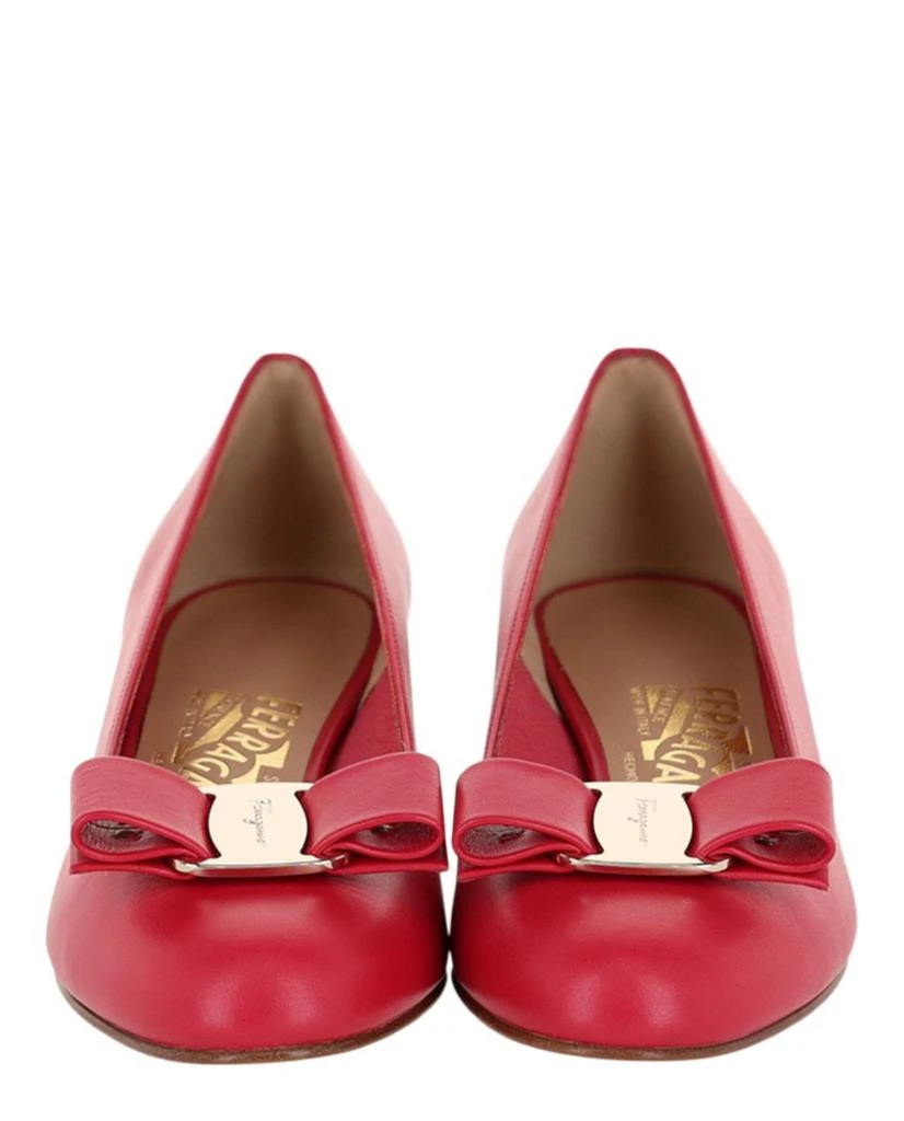 商品Salvatore Ferragamo|Vara Bow Leather Pumps,价格¥2795,第5张图片详细描述
