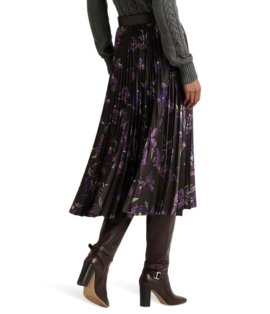 商品Ralph Lauren|Floral Pleated Satin Charmeuse Skirt,价格¥1695,第2张图片详细描述