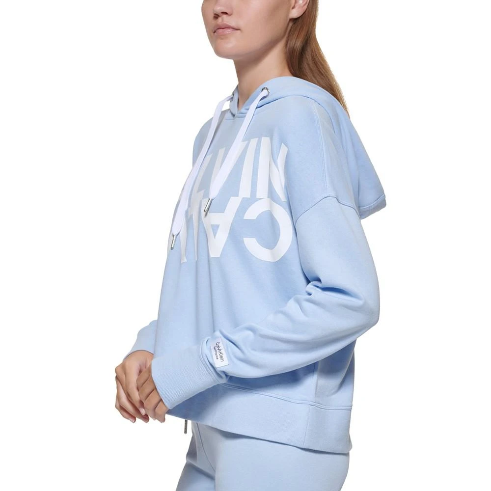 商品Calvin Klein|Fleece Mirror Logo Hoodie,价格¥223,第3张图片详细描述