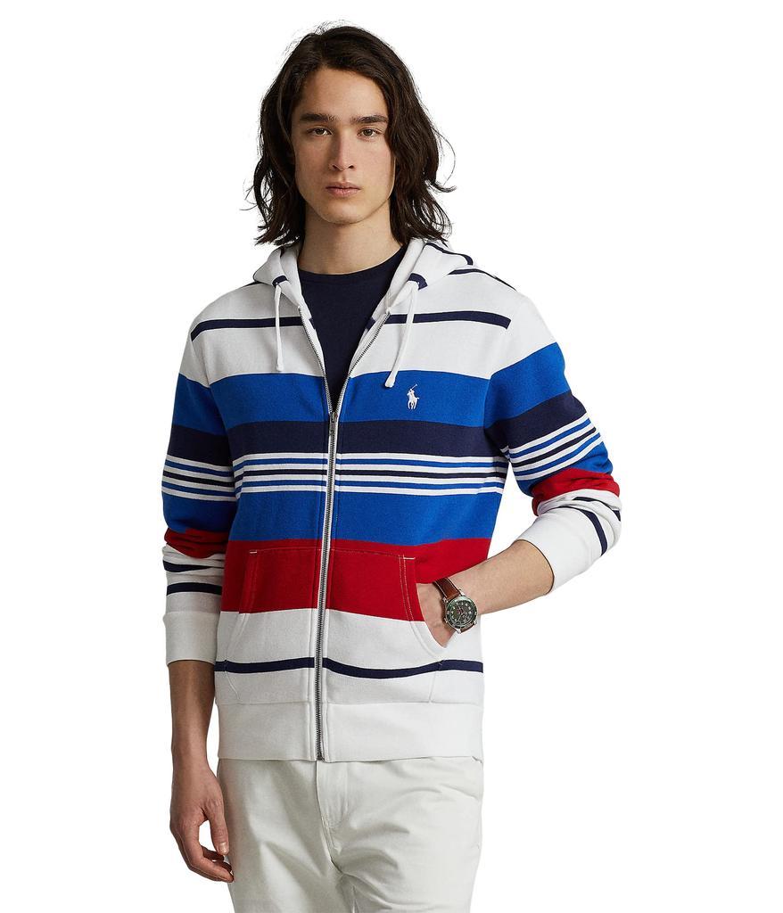 商品Ralph Lauren|Striped Fleece Full Zip Hoodie,价格¥490,第1张图片