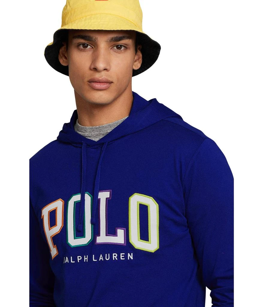 商品Ralph Lauren|Appliqué Logo Jersey Hooded T-Shirt,价格¥427,第3张图片详细描述