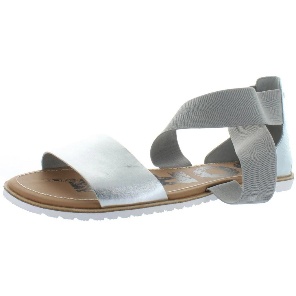 商品SOREL|Sorel Womens Ella Leather Open Toe Flat Sandals,价格¥199,第1张图片