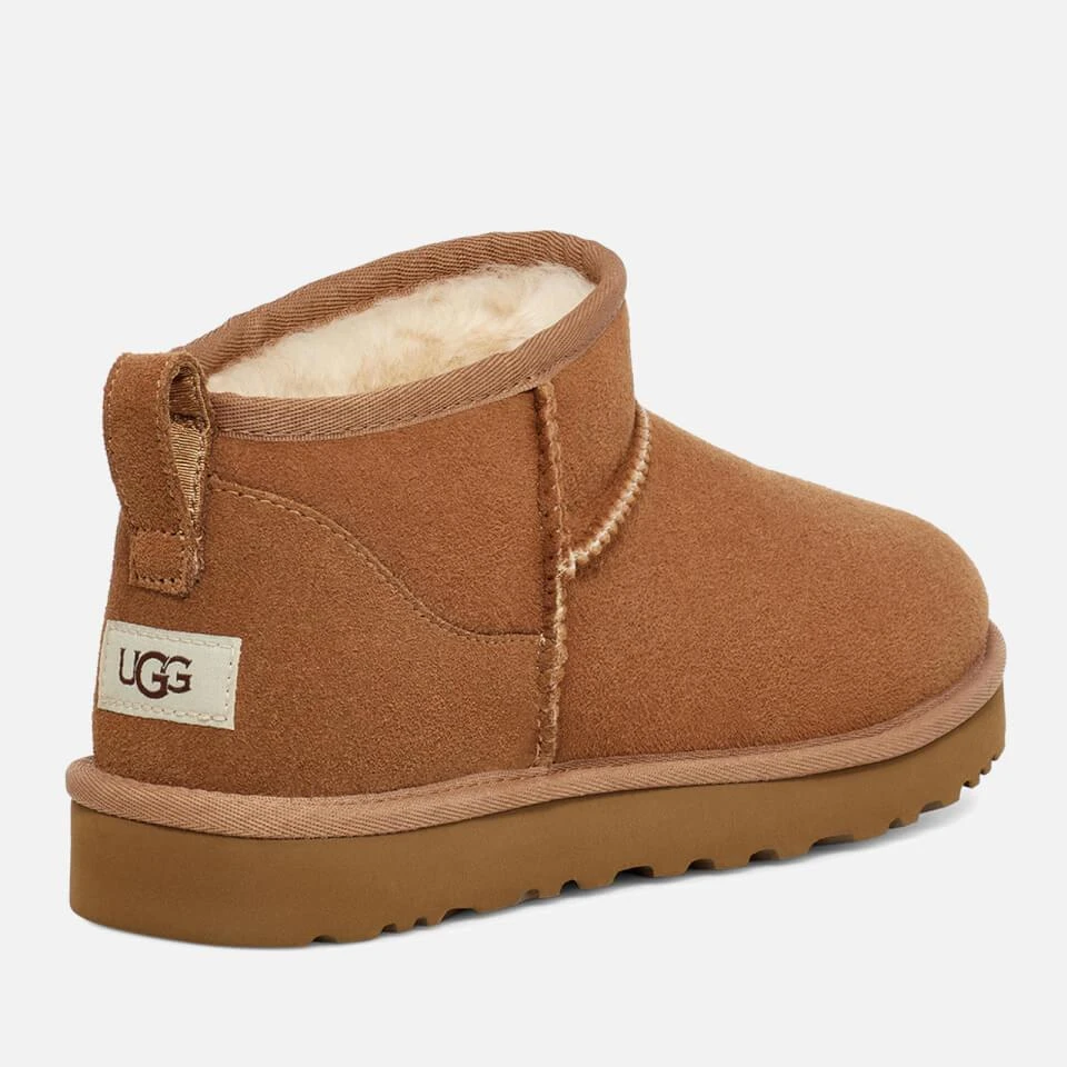 商品UGG|UGG ULTRA MINI SUEDE AND WOOL-BLEND BOOTS,价格¥1443,第3张图片详细描述