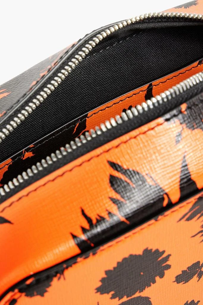 商品Ganni|Floral-print textured-leather shoulder bag,价格¥822,第5张图片详细描述