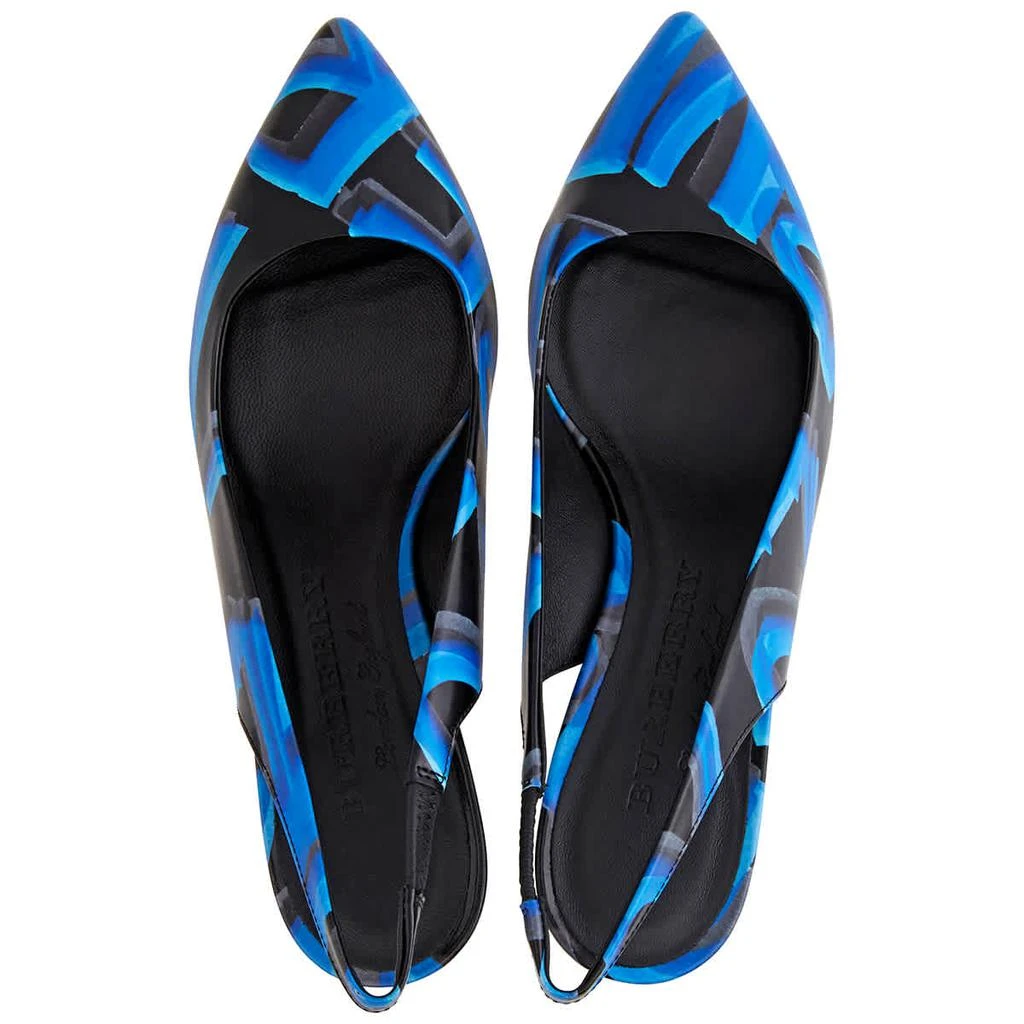 商品Burberry|Burberry Ladies Slingback Graffiti Print Pumps, Brand Size 35.5,价格¥3482,第3张图片详细描述