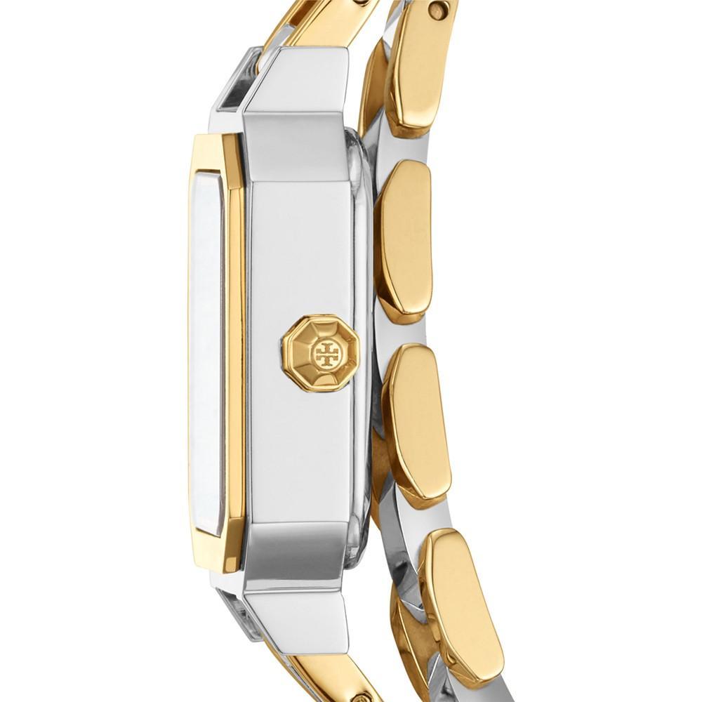 商品Tory Burch|女 鲁宾逊双色调不锈钢双绕腕带手表22mm,价格¥2207,第5张图片详细描述