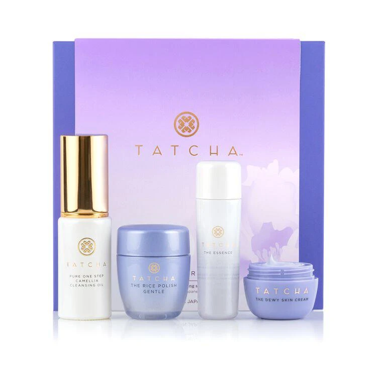 商品Tatcha|紫色套装 (适合干性肤质) - 价值$70美金,价格¥436,第1张图片