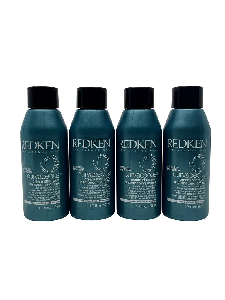 商品Redken|Curvaceous Cream Shampoo Loose waves & Spirals 1.7 OZ Set of 4,价格¥114,第1张图片