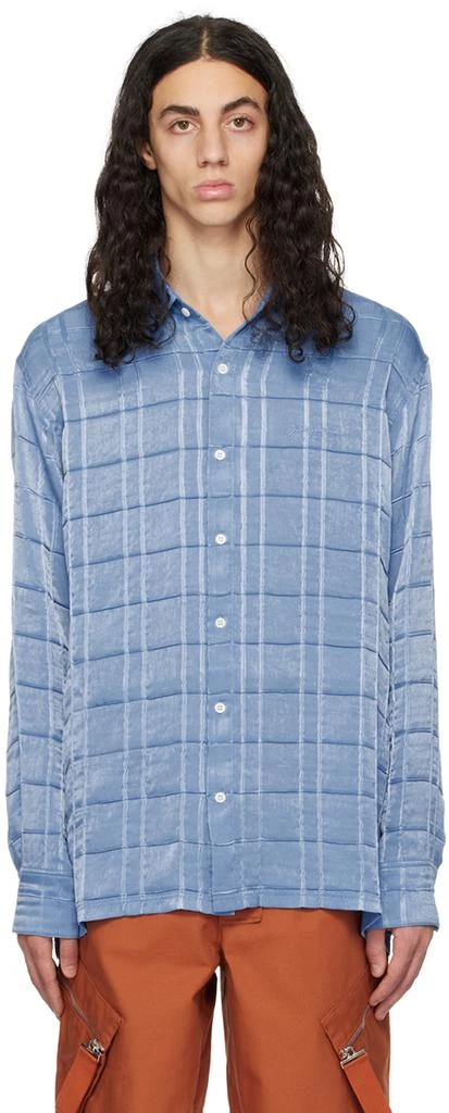 商品Jacquemus|Blue Le Papier 'La Chemise Tombolo' Shirt,价格¥1834,第1张图片