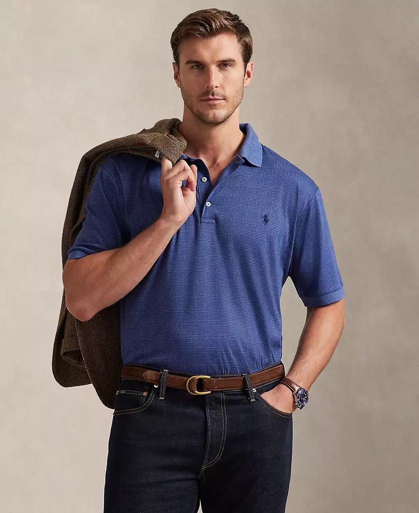 Men's Big & Tall Plaid Short Sleeves Polo Shirt image 2