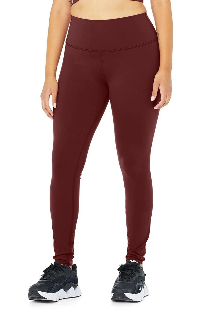 商品Alo|High-Waist Airbrush Legging - Cranberry,价格¥586,第5张图片详细描述