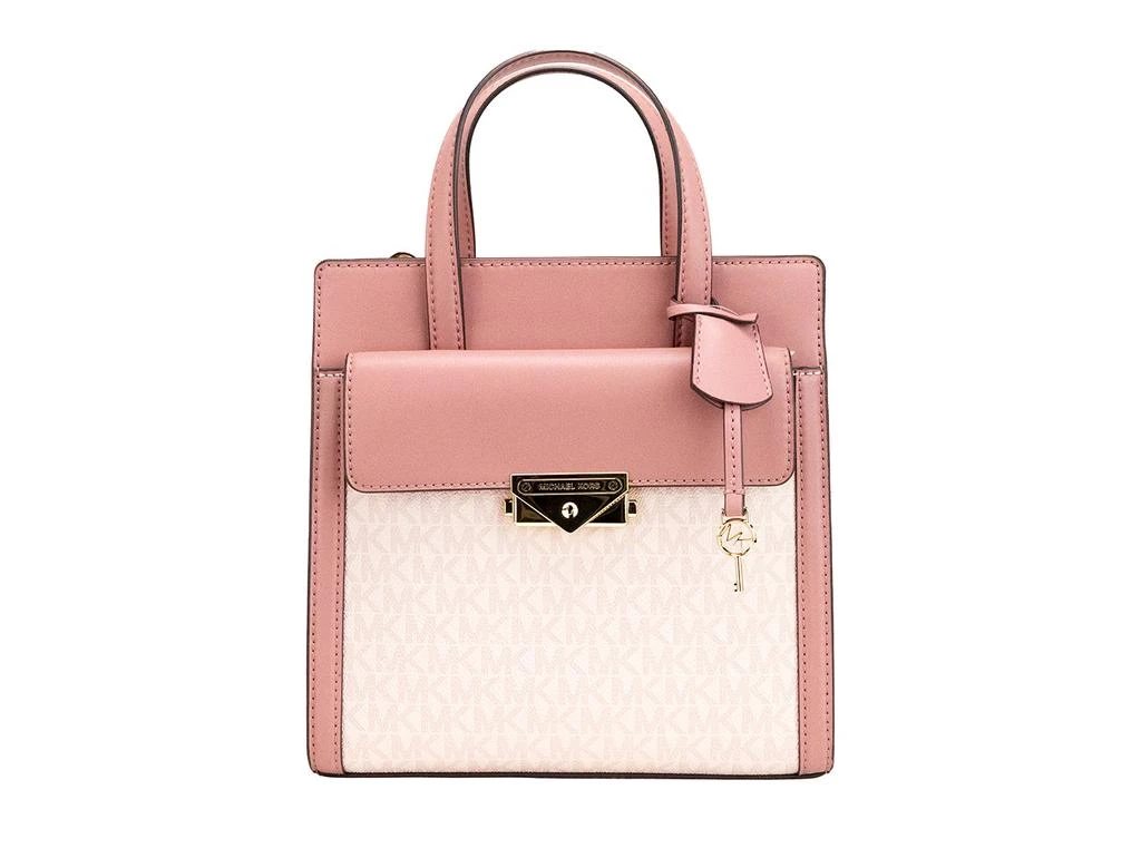 商品[二手商品] Michael Kors|Cece Small pink PVC North South Flap Tote Crossbody Bag Women's Purse,价格¥2404,第1张图片