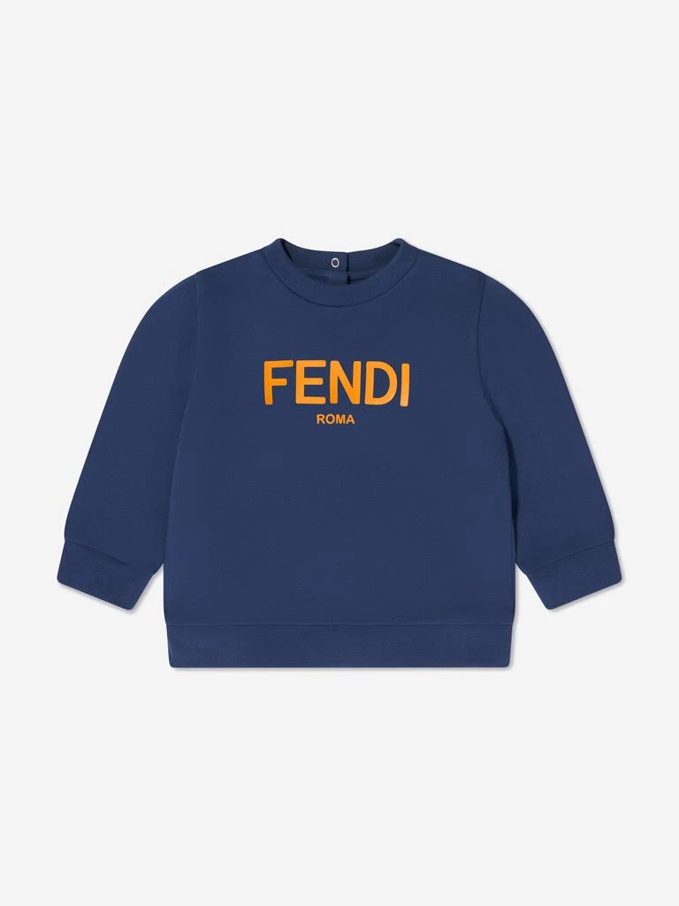 商品Fendi|Baby Logo Sweatshirt in Navy,价格¥1287,第1张图片