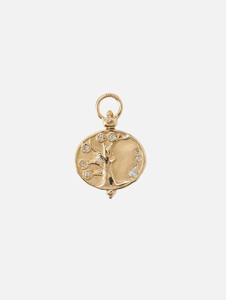 商品THREE STORIES JEWELRY|Single Emerald Tree of Life Top Switch Charm,价格¥9119,第3张图片详细描述