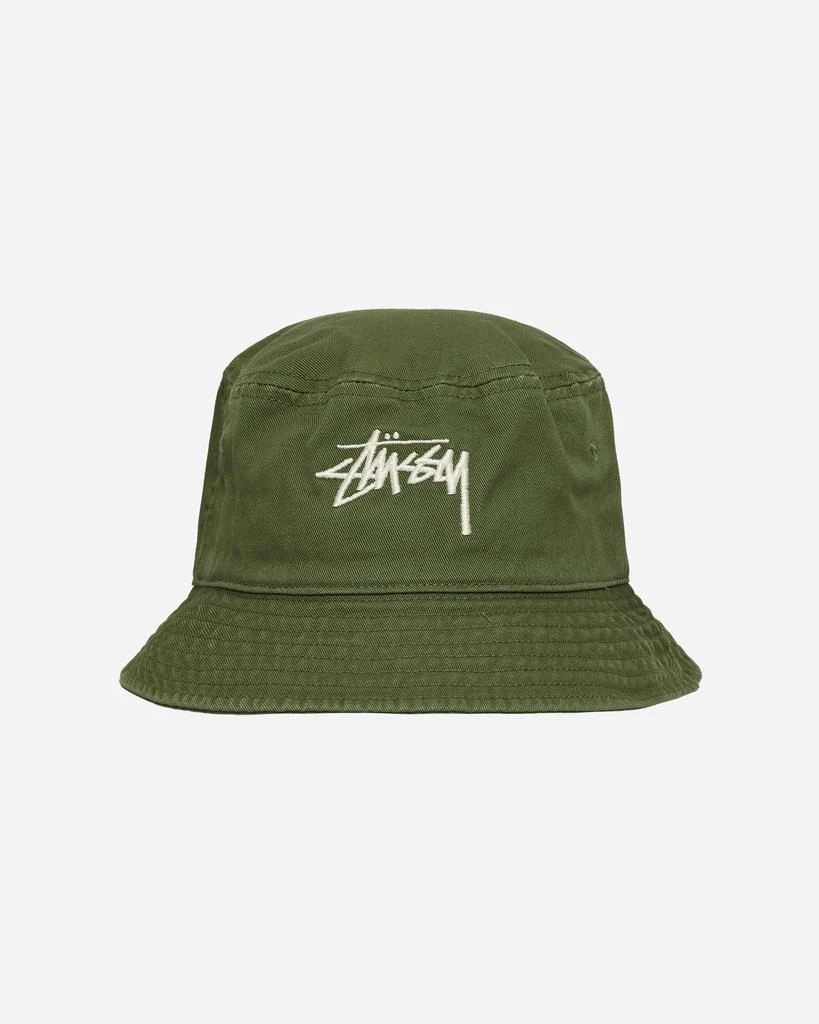 商品STUSSY|Big Stock Bucket Hat Olive,价格¥425,第2张图片详细描述