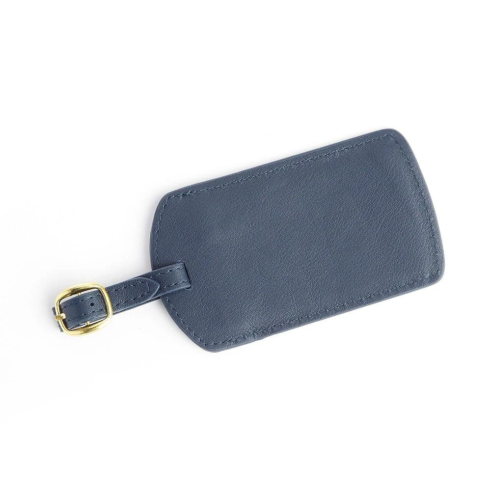 商品ROYCE New York|Luggage Tag with Gold Plated Hardware,价格¥260,第2张图片详细描述