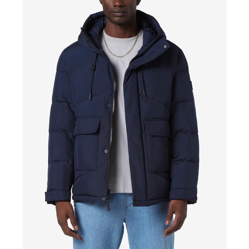 商品Marc New York by Andrew Marc|Men's Ingram Chevron Quilted Down Puffer Jacket,价格¥856,第1张图片