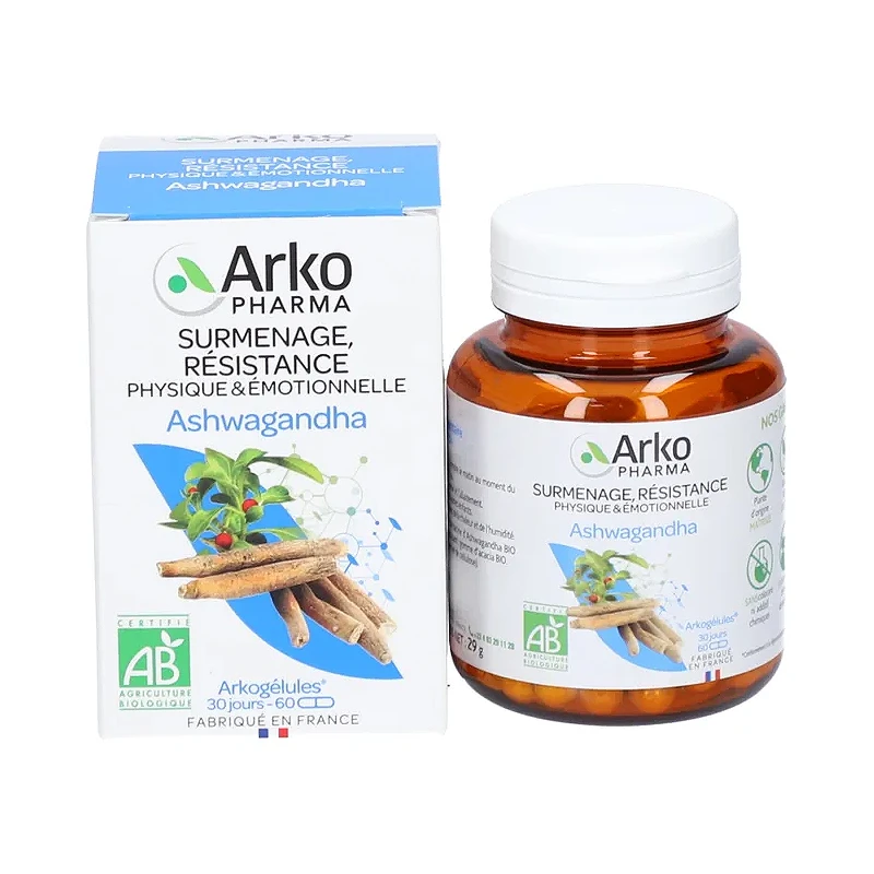 ARKOPHARMA 有机南非醉茄口服胶囊60粒 恢复身心能量 1-2-3瓶 商品