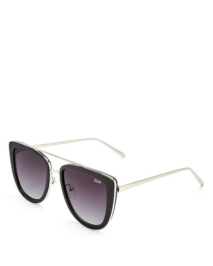 商品Quay|Women's French Kiss Oversized Square Sunglasses, 54mm,价格¥445,第2张图片详细描述