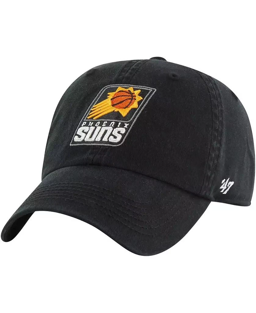 商品47 Brand|Men's Black Phoenix Suns Classic Franchise Fitted Hat,价格¥303,第1张图片