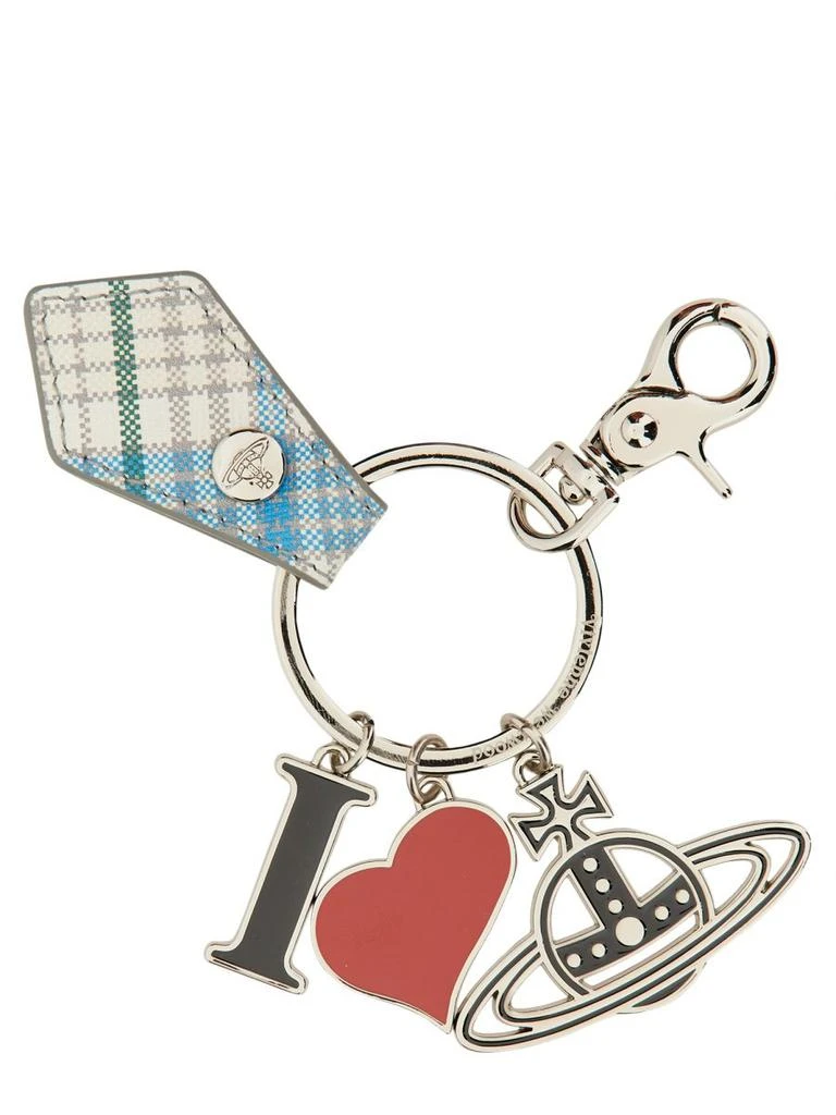 商品Vivienne Westwood|Vivienne Westwood Logo Pendant Keychain,价格¥534,第1张图片