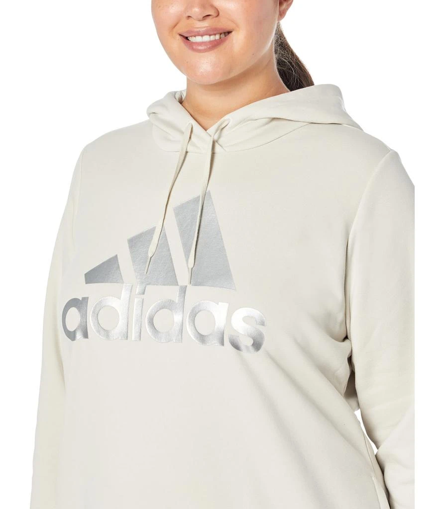 商品Adidas|Plus Size Essentials Logo Fleece Hoodie,价格¥211,第3张图片详细描述