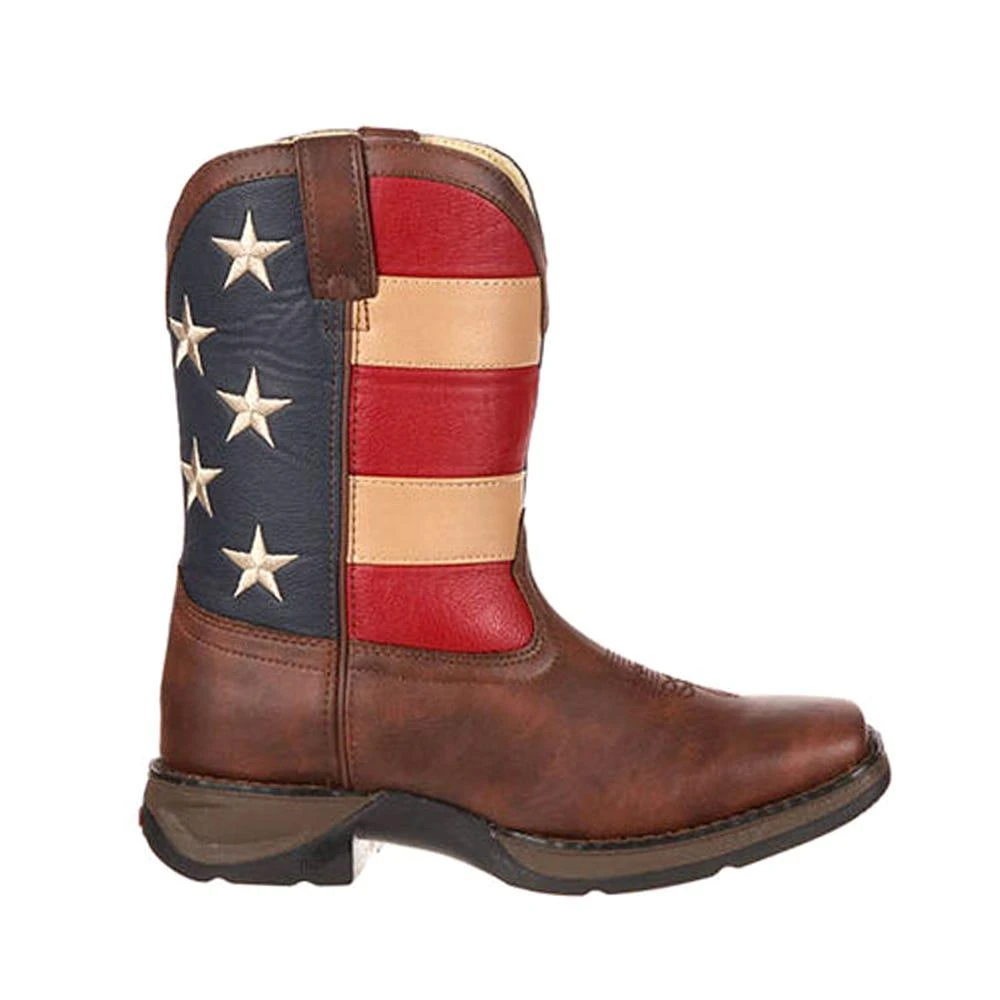 商品Durango|Patriotic Wellington Square Toe Boots (Little Kid-Big Kid),价格¥591,第1张图片