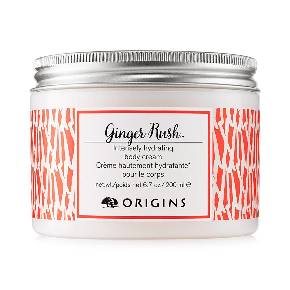 商品Origins|Origins Ginger Rush Hydrating Body Cream, 6.7 oz. 润肤霜,价格¥282,第1张图片