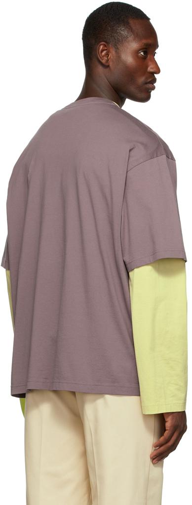 Purple Short Sleeve T-Shirt商品第3张图片规格展示