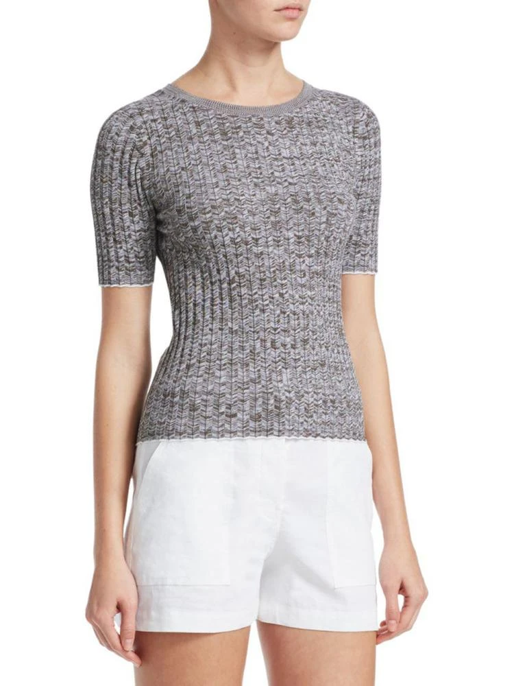 商品Theory|Rib-Knit Crewneck Sweater,价格¥1744,第3张图片详细描述
