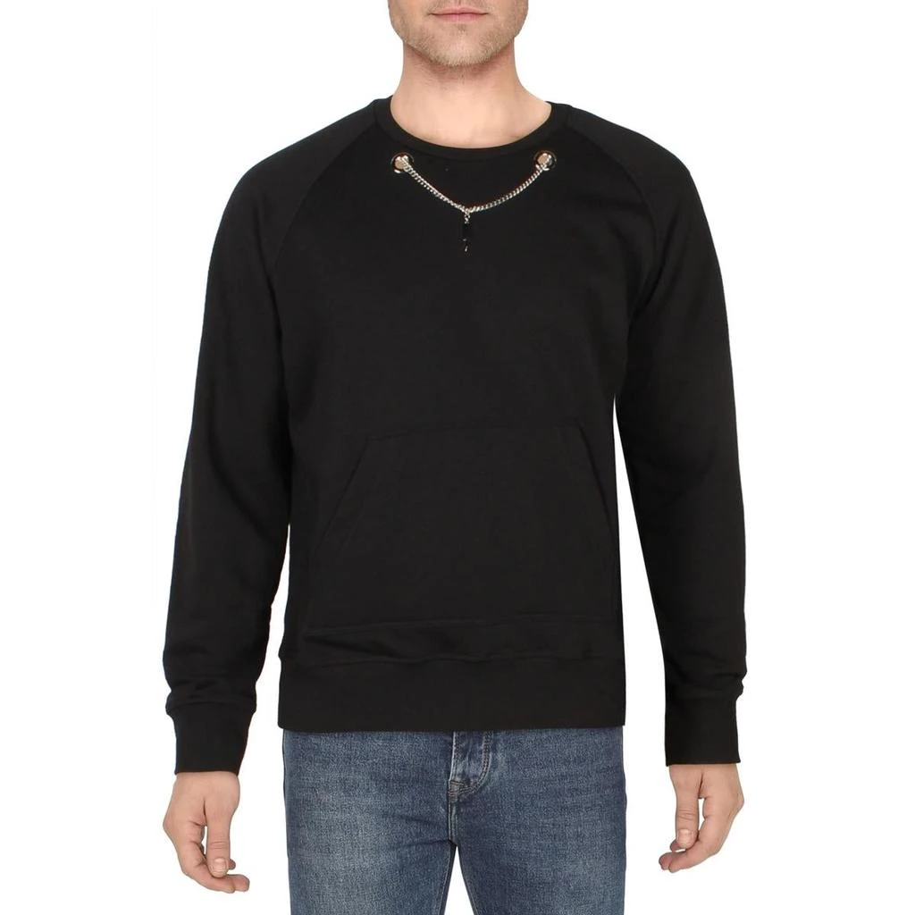 商品Neil Barrett|Neil Barrett Mens Crewneck Pullover Crewneck Sweater,价格¥520,第1张图片