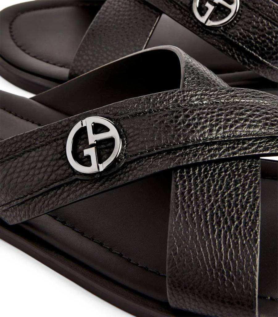 Leather Slip-On Sandals 商品