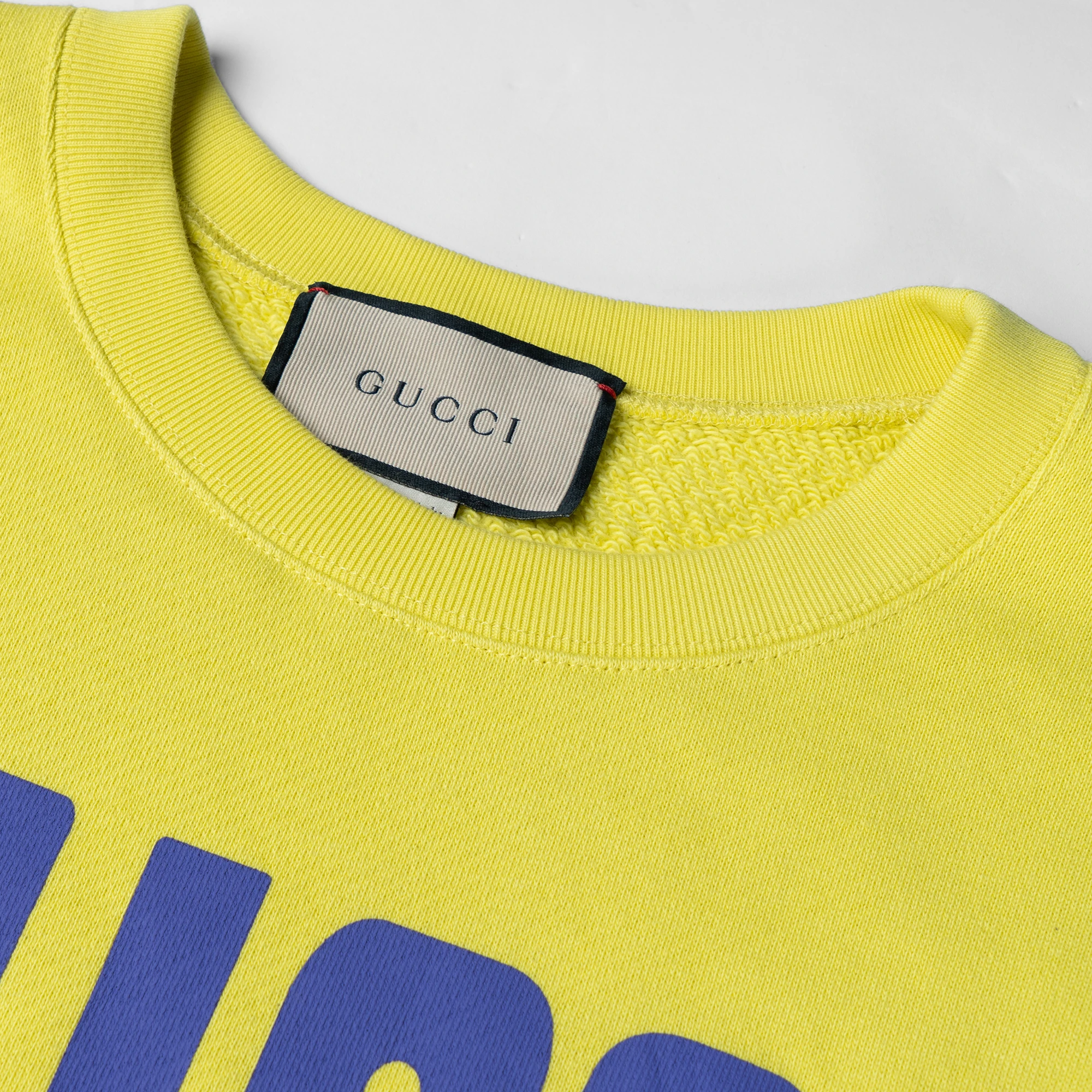 商品[国内直发] Gucci|古驰 FW21 Lemon  印花圆领卫衣 女款 黄色,价格¥2961,第7张图片详细描述