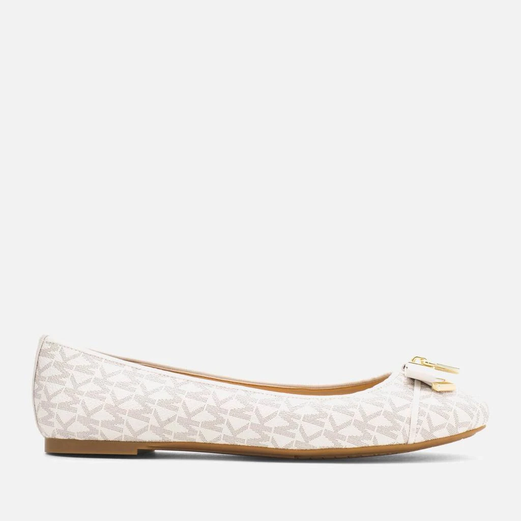 商品Michael Kors|MICHAEL Michael Kors Alice Logo-Jacquard Canvas Ballet Flats,价格¥568,第1张图片