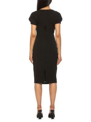 商品ALEXIA ADMOR|Isla Scuba Crepe Midi Sheath Dress,价格¥575,第4张图片详细描述