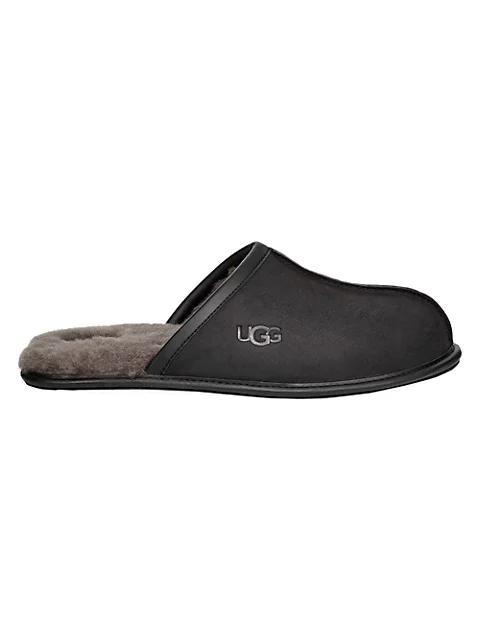 商品UGG|Men's Scuff Fur-Lined Mule Slippers,价格¥663-¥737,第1张图片